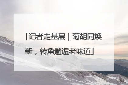 记者走基层｜菊胡同焕新，转角邂逅老味道