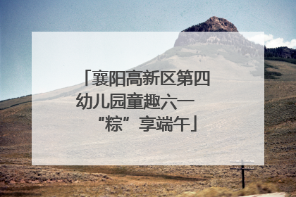 襄阳高新区第四幼儿园童趣六一 “粽”享端午