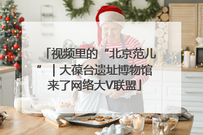 视频里的“北京范儿”｜大葆台遗址博物馆来了网络大V联盟