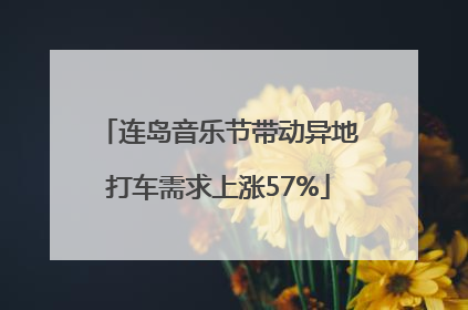 连岛音乐节带动异地打车需求上涨57%