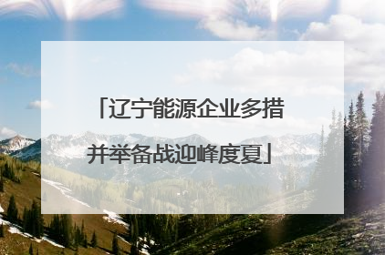 辽宁能源企业多措并举备战迎峰度夏