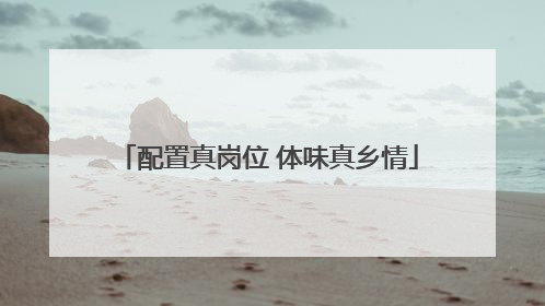 配置真岗位 体味真乡情