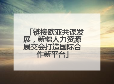 链接欧亚共谋发展，新疆人力资源展交会打造国际合作新平台