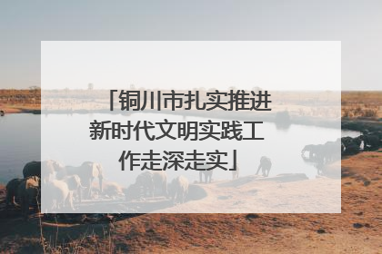 铜川市扎实推进新时代文明实践工作走深走实