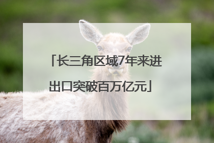 长三角区域7年来进出口突破百万亿元