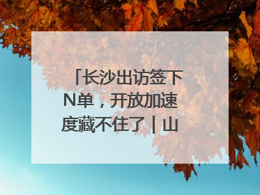 长沙出访签下N单，开放加速度藏不住了｜山水洲城记