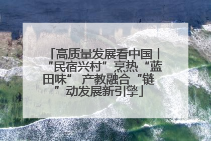 高质量发展看中国丨“民宿兴村”烹热“蓝田味” 产教融合“链”动发展新引擎