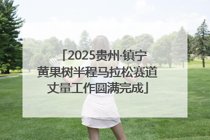 2025贵州·镇宁黄果树半程马拉松赛道丈量工作圆满完成