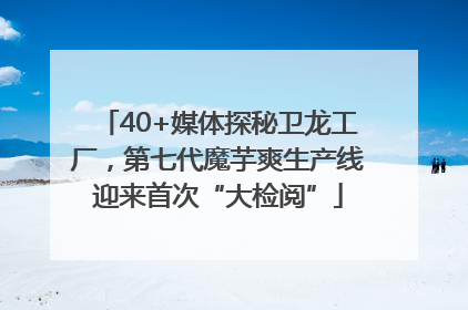 40+媒体探秘卫龙工厂，第七代魔芋爽生产线迎来首次“大检阅”