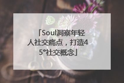 Soul洞察年轻人社交痛点，打造45°社交概念
