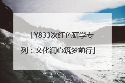 Y833次红色研学专列：文化润心筑梦前行